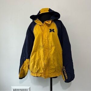 Vintage 90s Y2K, University of Michigan jacket coat size XL